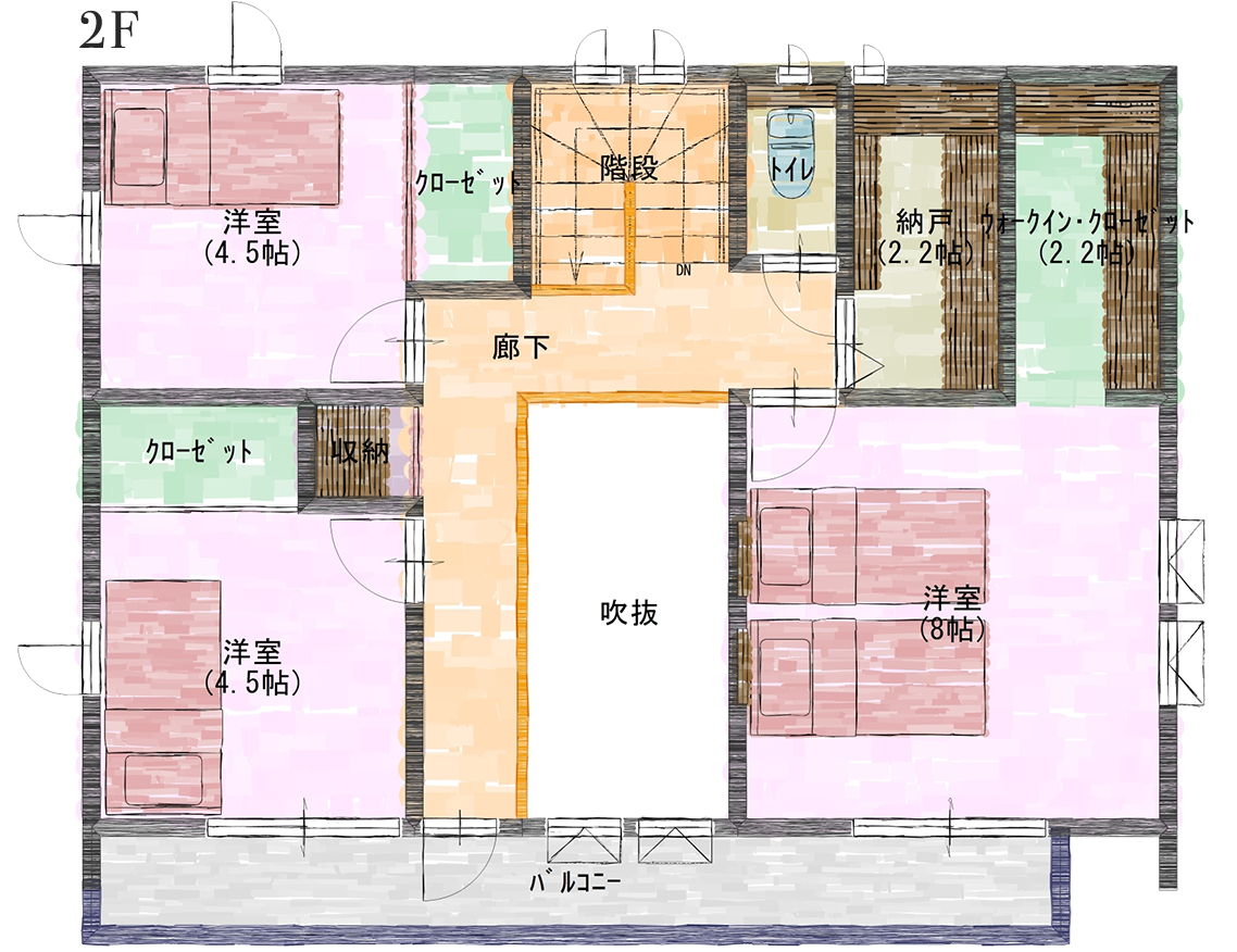 間取り図2F