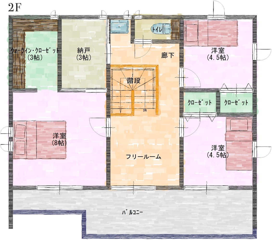 間取り図2F