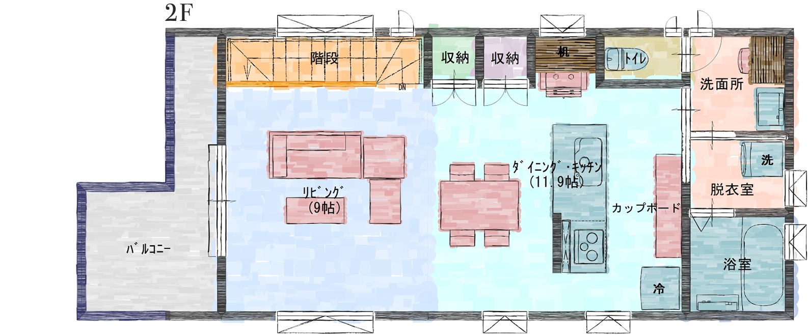 間取り図2F