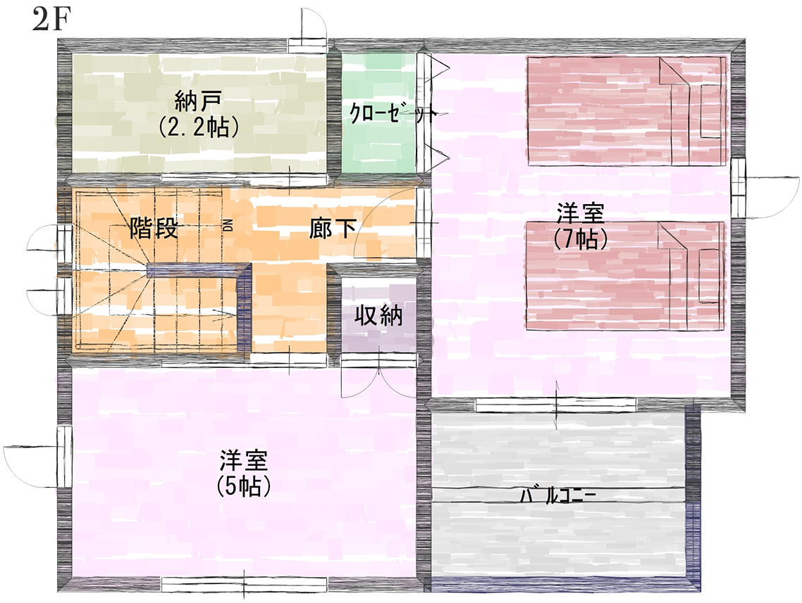 間取り図2F